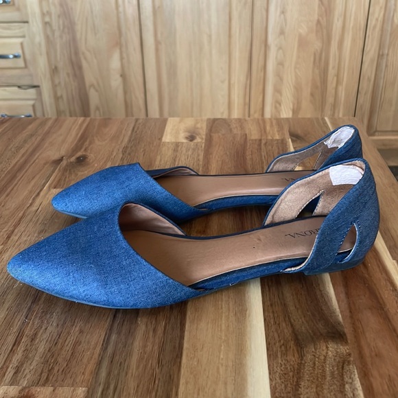 Merona Shoes - Merona Denim-Look Flats